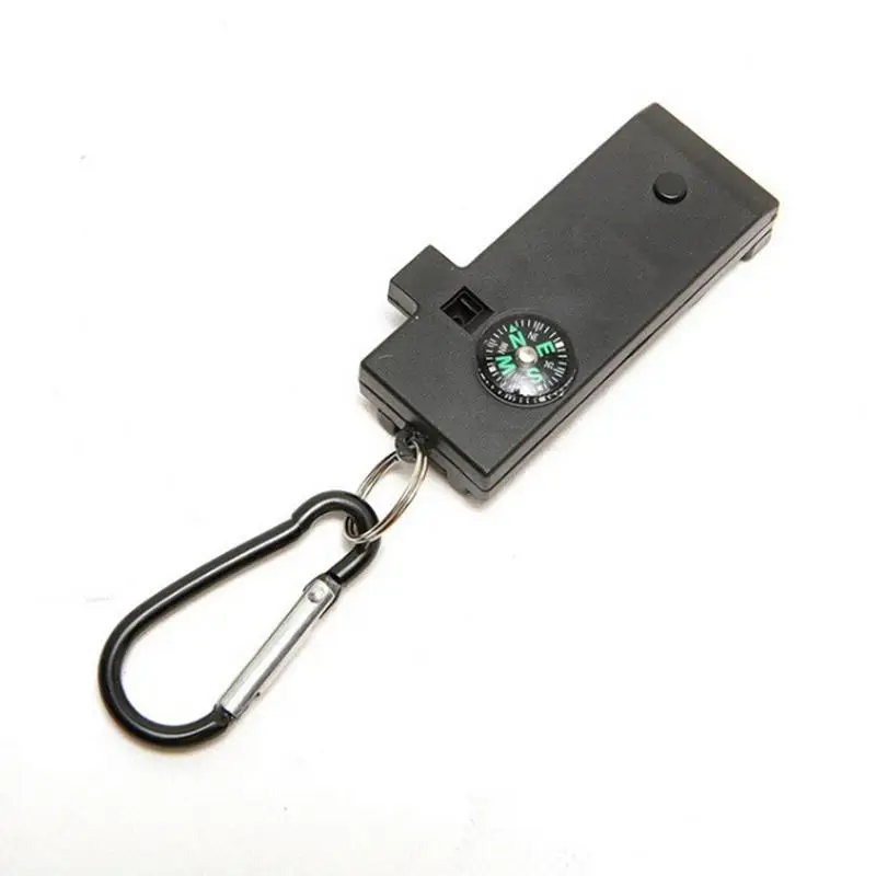 キャンプ用ホイッスル,ポータブル望遠鏡,ボートホイッスル,5 in 1サバイバル機器,拡大懐中電灯