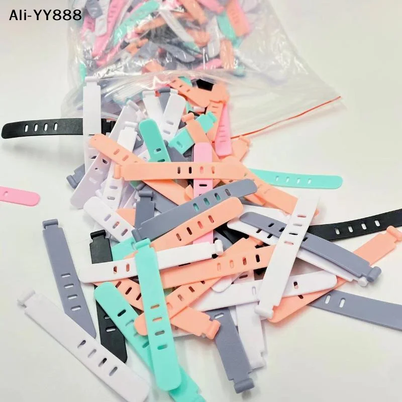 【Y】10 PCS Multicolor TPR Adjustable Reusable Perfect For Home Office Travel Cord Management