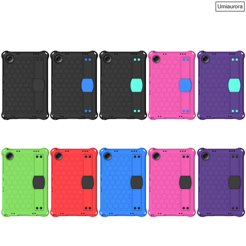 حافظة لهاتف سامسونج تاب A7 A8 A9+ A11 Plus SM-X230 X210 X130 X110 T290 S5E S6 Lite 10.4 بوصة للأطفال مقاومة للصدمات EVA حافظة كمبيوتر لوحي Funda