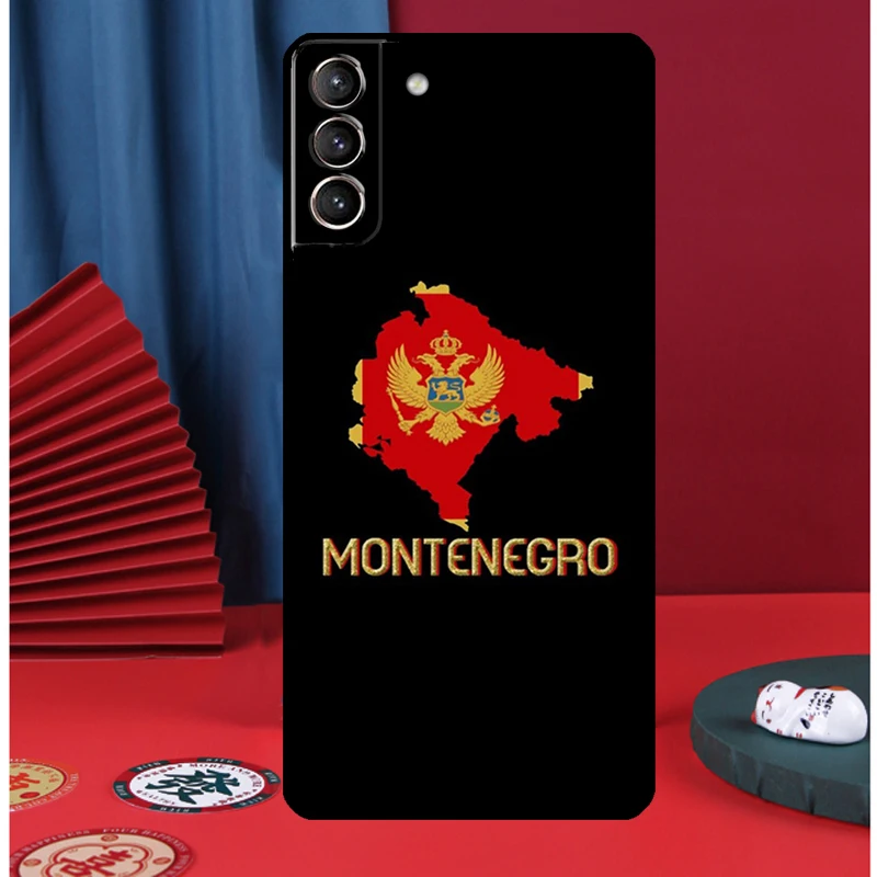 Montenegro Flag Case For Samsung Galaxy S22 S23 Ultra S21 S20 FE S9 S10 S22 S23 Plus Note 10 Note 20 Ultra Cover