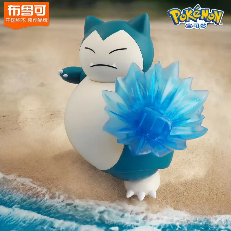 Blokees Pokemon Figur Snorlax Cinderace Lucario Scyther Action Figur Modell Zier Dekoration Sammeln Spielzeug Weihnachten Geschenk