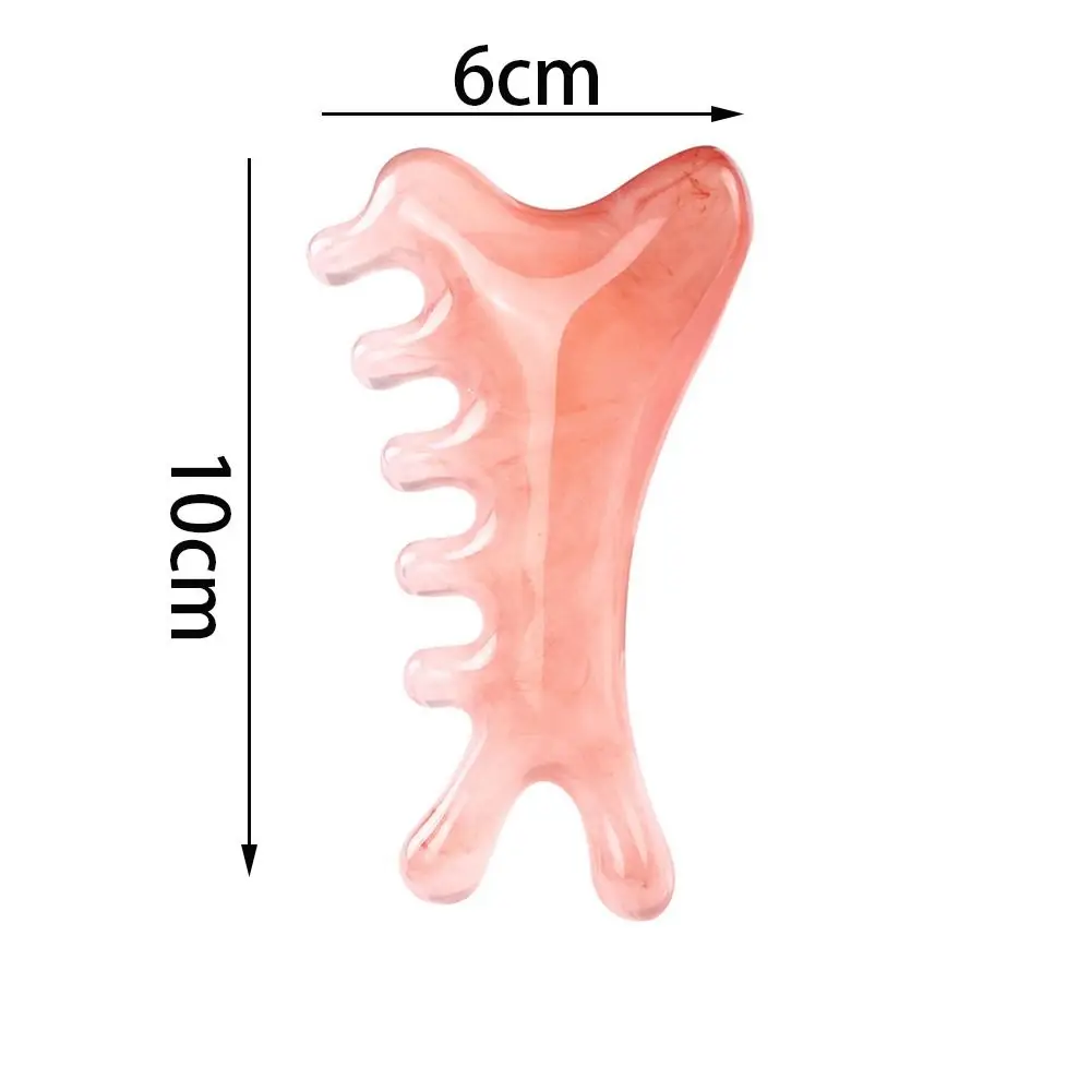 هدايا 4 في 1 تدليك مشط كشط الرأس متعدد الوظائف أداة تدليك الوجه الوجه العضلات سحب أدوات التجميل #6