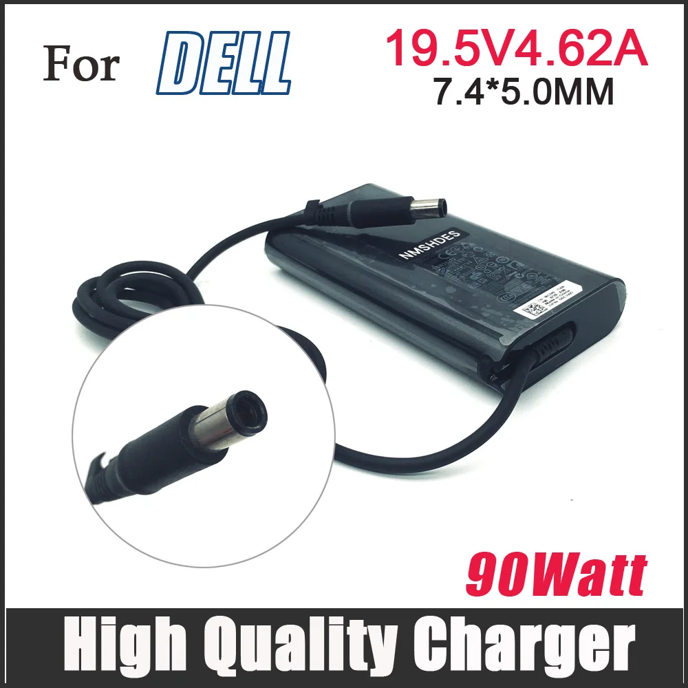 Carregador adaptador AC 90W 19,5V 4,62A para Dell Inspiron 1555 1564 1570 1520 1521 1525 1526 E5540 E6420 E6430 E6320 E6430 E6520