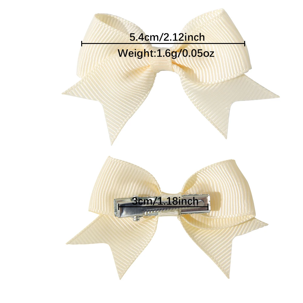 40 قطعة/المجموعة طفل أزياء جميلة الانحناء مقاطع الشعر مجموعة الشريط الفتيات بوتيك المشابك اليدوية جديد إكسسوارات الشعر هدايا بالجملة