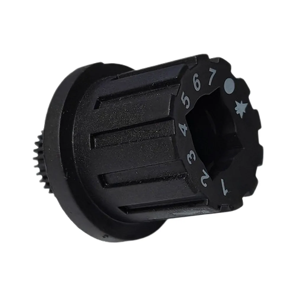 Black Plastic Temperature Control Valve Knob Cap For SIT630 Commercial Fryer Oven Gas Cooktop Replacement Part Kitchen Appliance