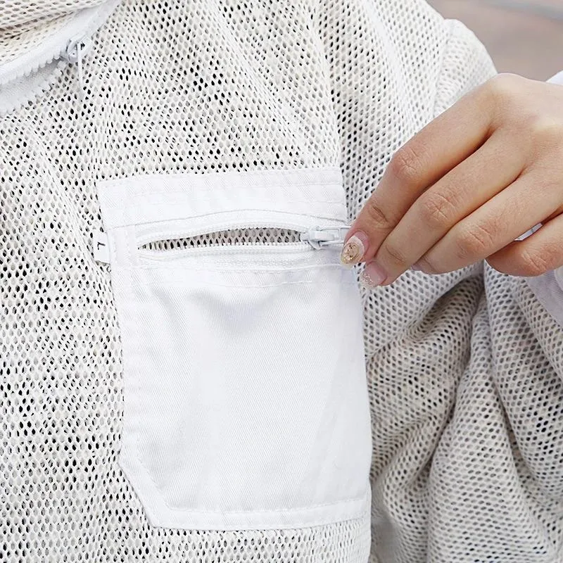 

Top Quality Beekeeping Jacket Ventilated Beekeeping Clothing Beekeeper Protection Clothing Anti Bee Suit Beekeeping Tool