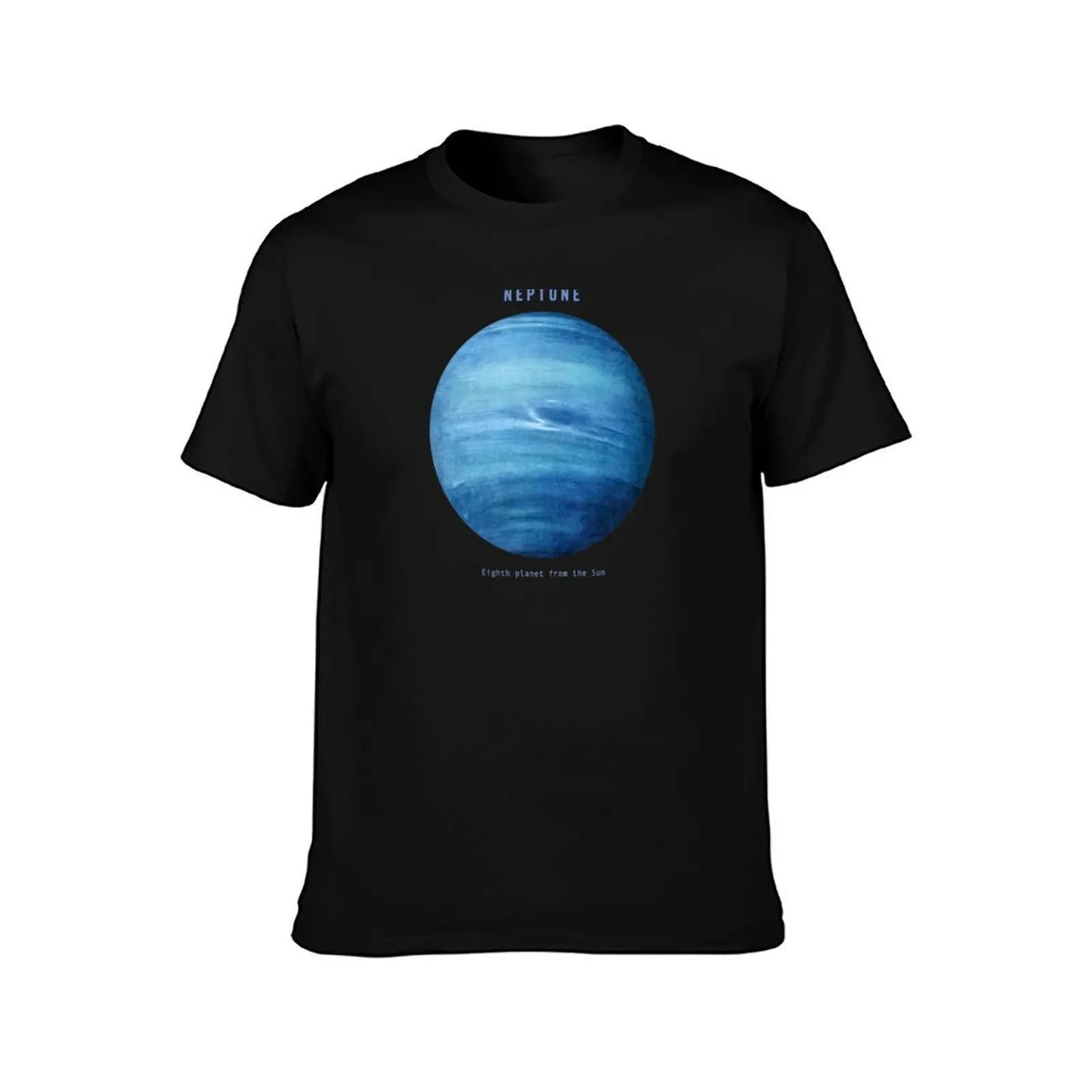 Neptune T-Shirt, Summer Casual Cotton Tee, Oversized Streetwear Tops, Vintage Graphic Print, Loose Fit Short Sleeve, 100% Cotton