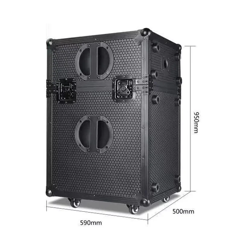 New trending 18 inch 2000watts spray-painted wood air case professional outdoor line array speaker