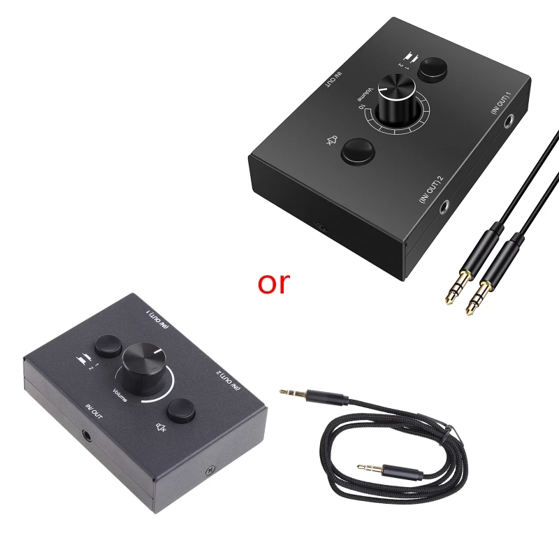 Y1UB Headphone Distribution Amplifier 2 Input 1 Output / 1 Input 2 out