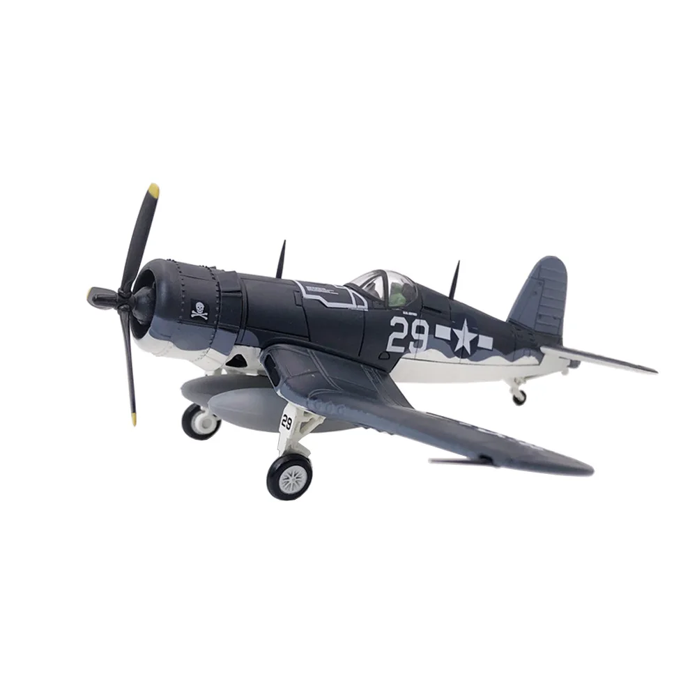 1/72 Scale WW2 US F4U-1 F4U Corsair Fighter Aircraft Metal Military Plane Diecast Model Toy Children Collection or Gift