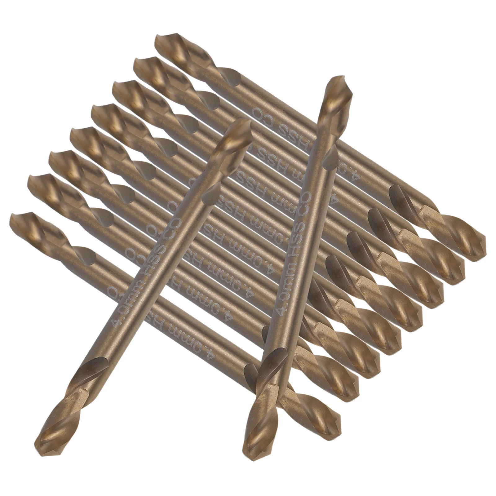 10 قطعة مجموعة لقم الثقب من الفولاذ الكوبالت سائق تأثير متوافق مع مثقاب الخشب المعدني والفولاذ المقاوم للصدأ لقمة ثقب #6