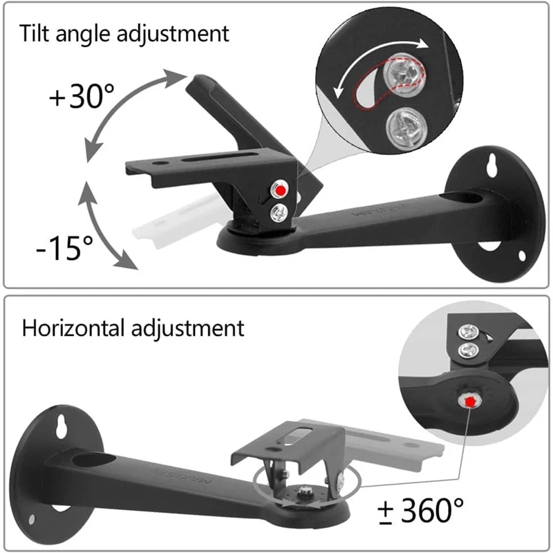 Mini Projetor Wall Mount, Universal, Projeção de metal, Rotatable, 360 ° Bracket, Suporte para YG400, RD805, CCTV, Câmera IP