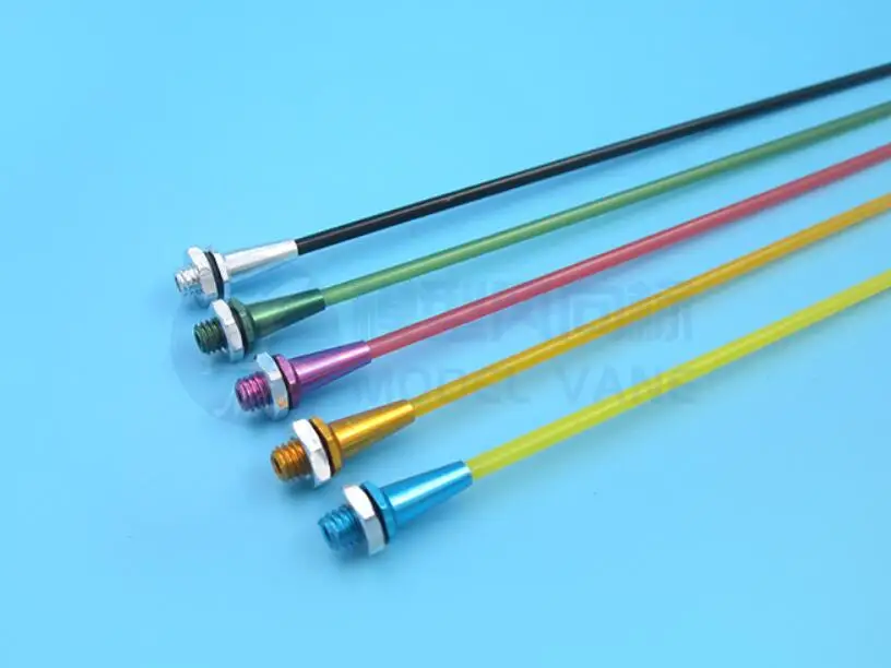 5pcs/lot Good Quality Rc Boat Colorful Universal Antenna Tube with Antenna base for RC Model Boat Car Antenna Assembly