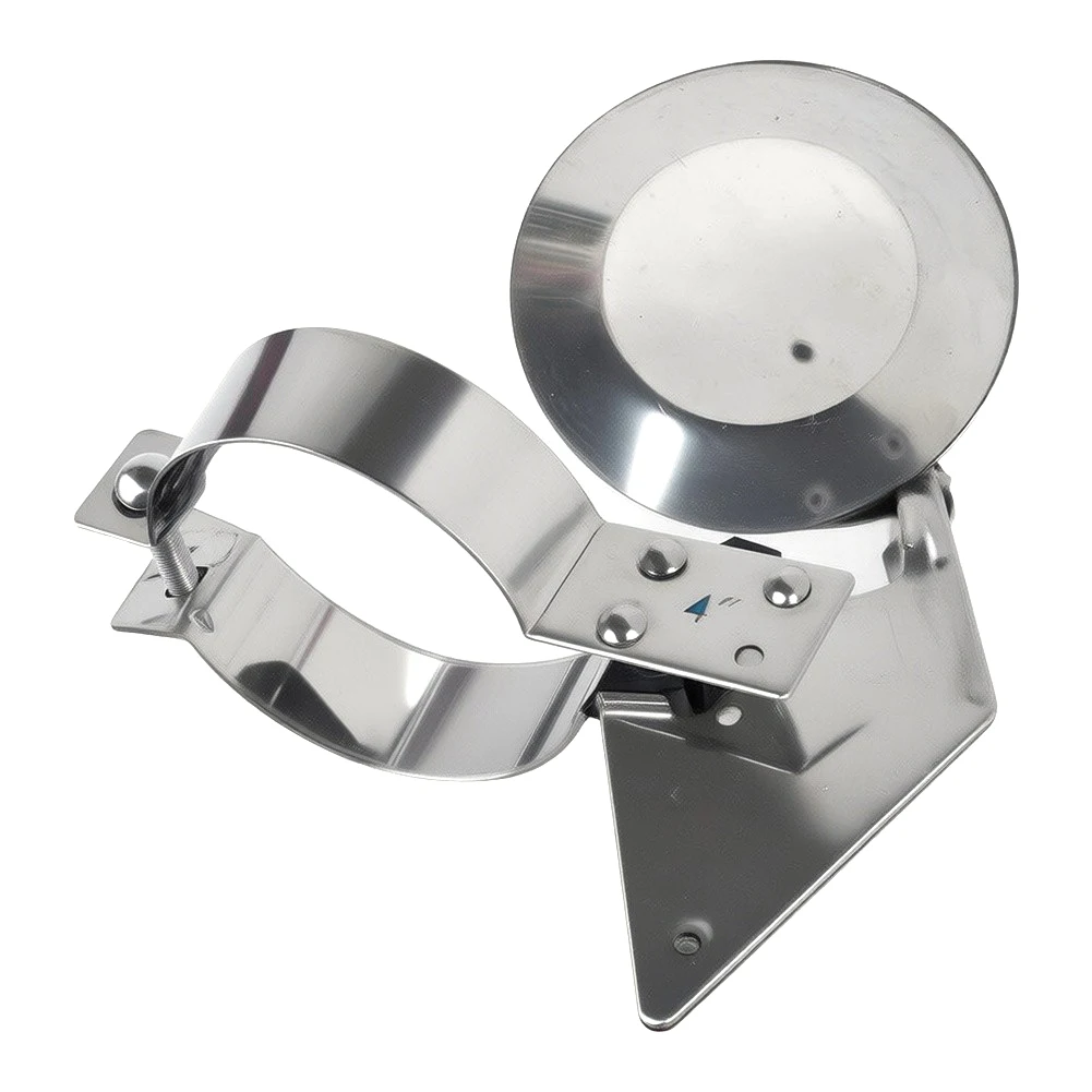 4 Inch Stainless Steel Rain Cap Vertical Pipe Guard For Tractor Truck Duty Machinery Parts