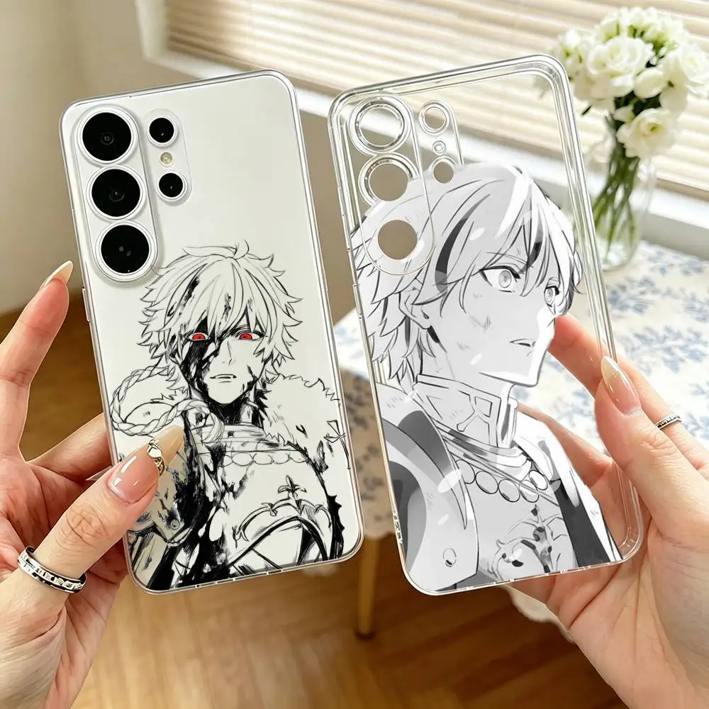 Прозрачный чехол для телефона Anime Fate/Stranger Things для Samsung S25, S24, S21, S22, S23, S30, Ultra, S20, Plus, FE, Note, 10, 9, 5G