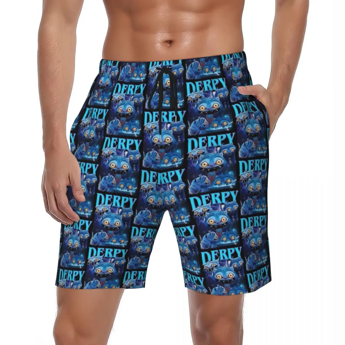 

Летние шорты для мужчин Huntrix Big Cat Is My Friend Cute Cat Sports Surf Beach Short Pants Y2K Быстросохнущие плавки больших размеров