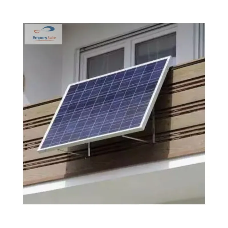 Solar photovoltaic bracket system for home balcony