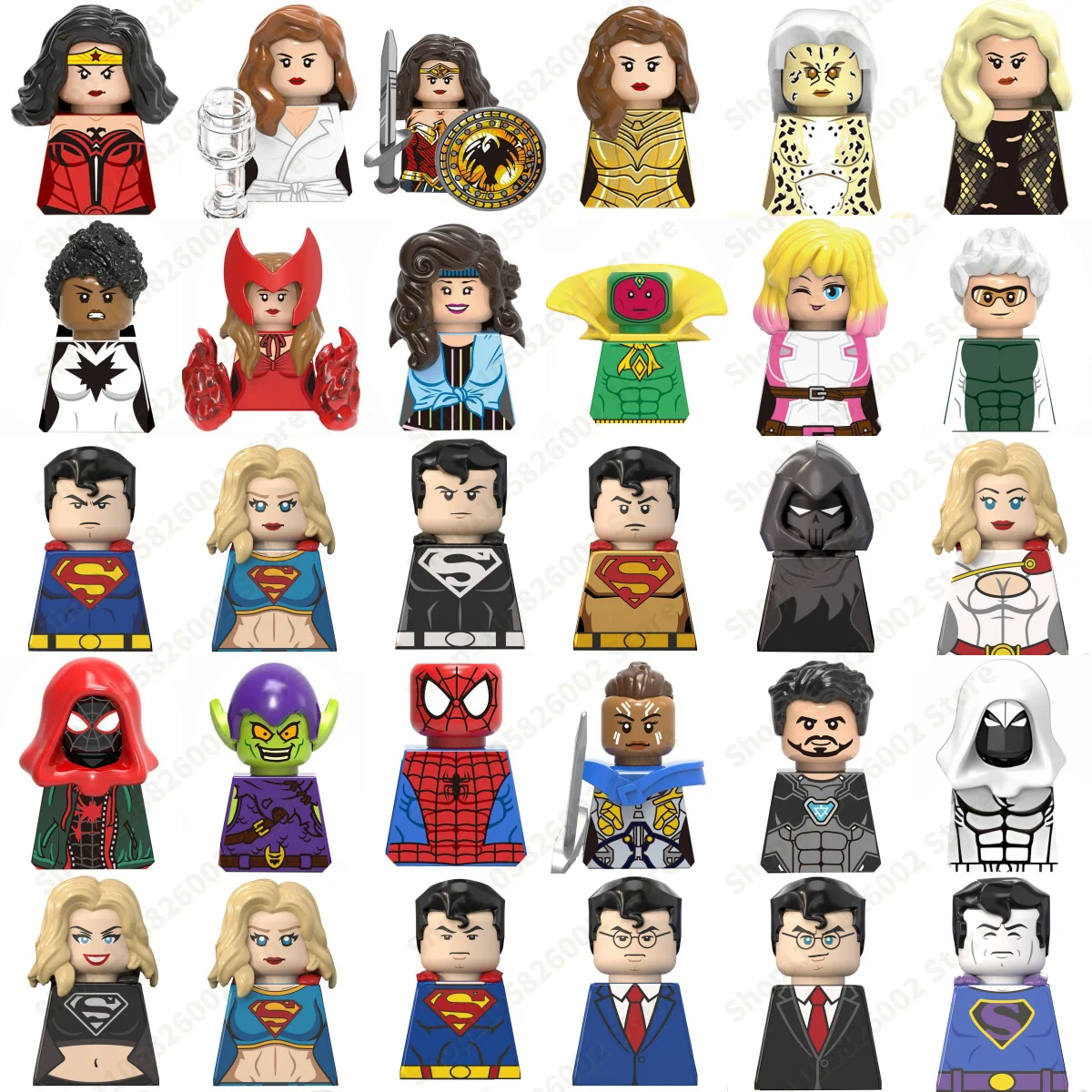 In stock Superhero Series Building Blocks - New Release Popular Classic Hero Characters Mini Brick Toys - Perfect Party Gifts