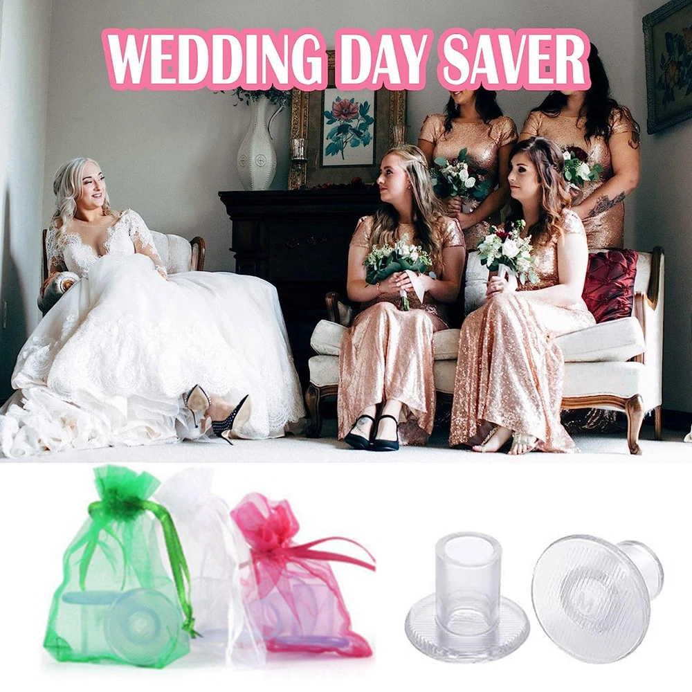 10 pairs Heel Stoppers High Heeler Antislip Silicone Heel Protectors Covers Stiletto Dancing Covers Bridal Wedding Party Favor