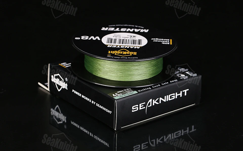 SeaKnight W8 II Serie 8-fach geflochtene Salzwasser-PE-Angelschnur 500M, langlebig, multifilament, geflochten, verbesserte Beschichtung, 7 Farben – Detail 9