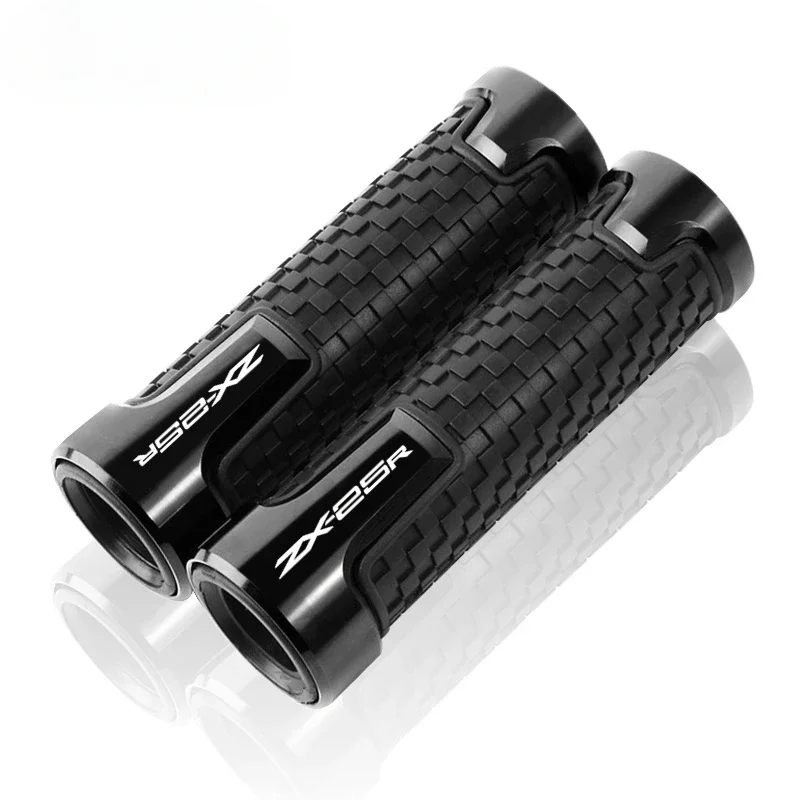 For Kawasaki ZX-6R ZX-10R ZX-25R Motorcycle Accessories CNC Aluminum Anti-Slip Grips Hand Grips Handlebar zx6r zx10r zx25r moto