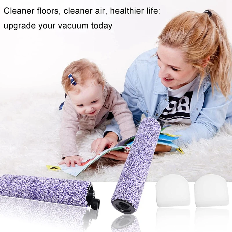 WD201 Brushroll กรองโฟมอะไหล่ทดแทนสําหรับ Shark WD101 WD201 Hydrovac Cordless Pro XL 3 In 1 เครื่องดูดฝุ่น