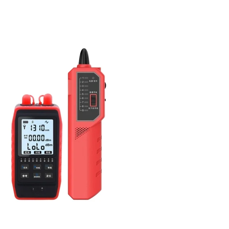 

Multifunctional Network Cable Tester Optical Power Meter Red Light Pen All-in-one Fiber Optic Finder