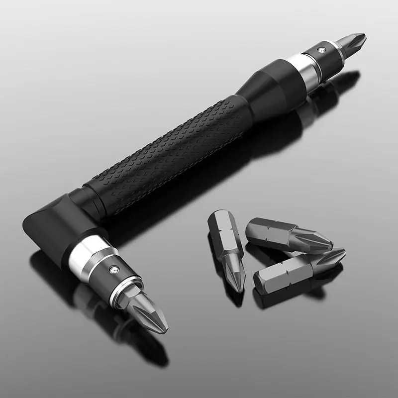 90° Right Angle Screwdriver Bit Adapter 1/4