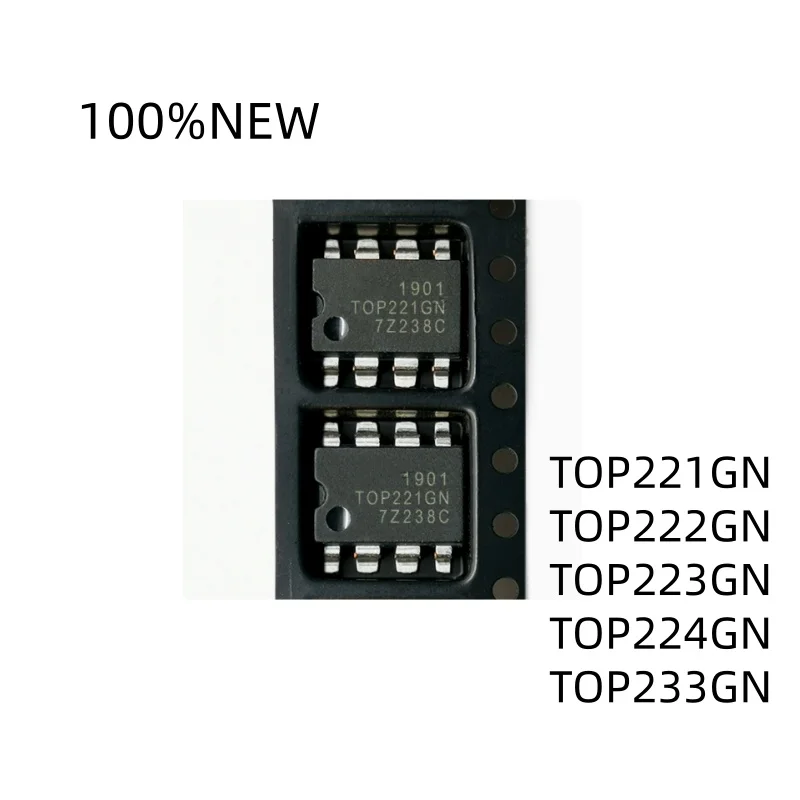 (10Pcs) 100% New Top221Gn Top222Gn Top223Gn Top224Gn Top233Gn Sop-8 Power Management Chip Ic