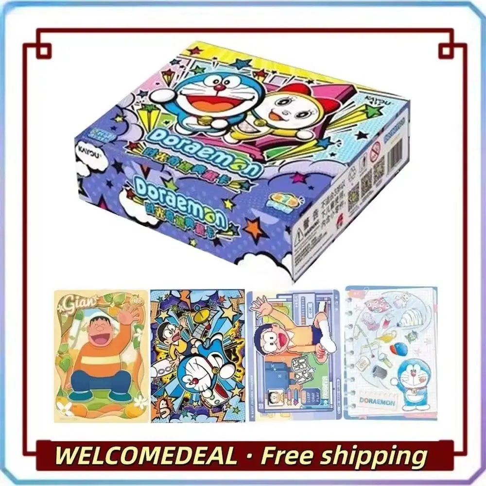 KAYOU Genuine Doraemon Card Time Adventure Series Dream Pack Nobi Nobita‌ Fairy Tale Wonderland Anime Collection Cards Toys Gift