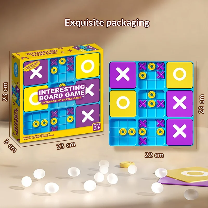 Nuovo Nove Palace Grid Scacchiera ben sagomata Educazione precoce Gioco da tavolo Formazione Pensiero logico Puzzle giocattolo per bambini