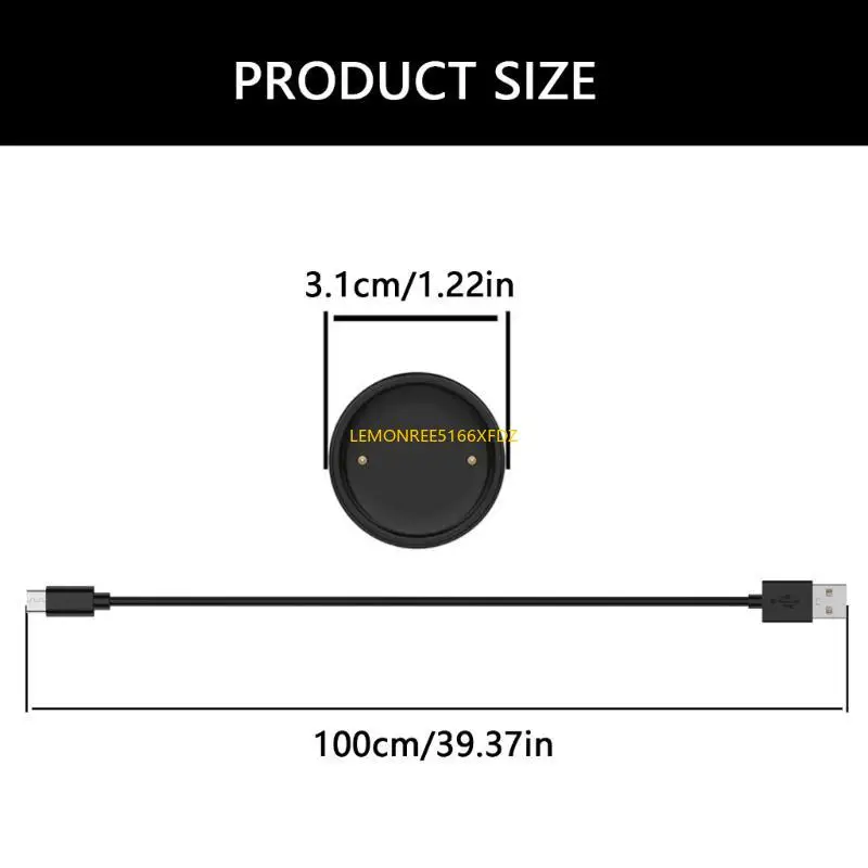

Y1ae Watch Power Adapter Line для Active 2 A2437 Фитнес -полоса Магнитная быстроразовая зарядка