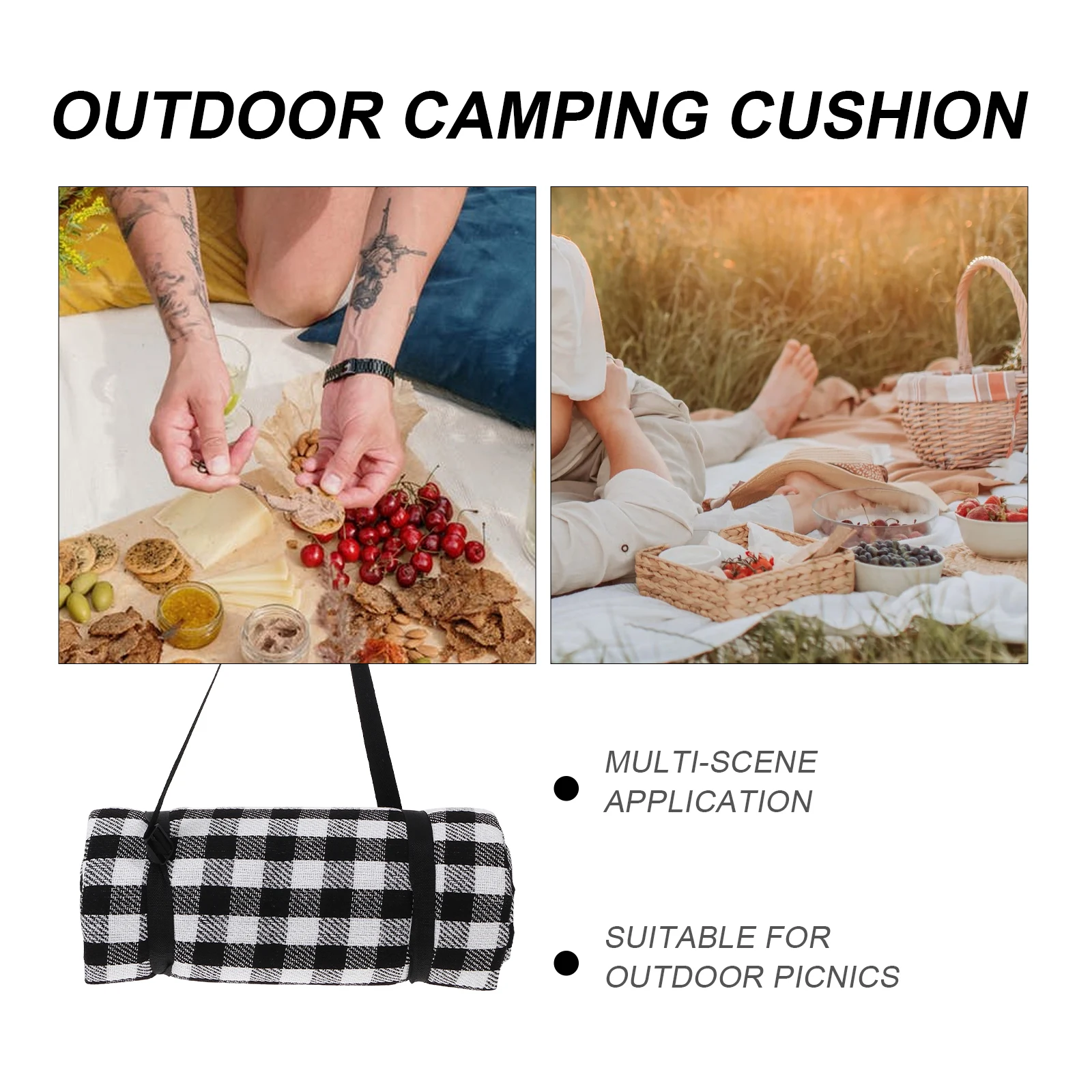 

Soft Waterproof and Moisture-proof Picnic Mat Thickened Cushion Camping Blanket