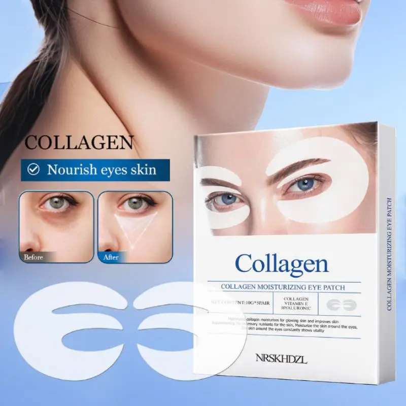 5 Pairs/box Moisturizing Eye Film Mask Absorbable Collagen E-type Eye Mask Firming Nourish Eye Skin Care