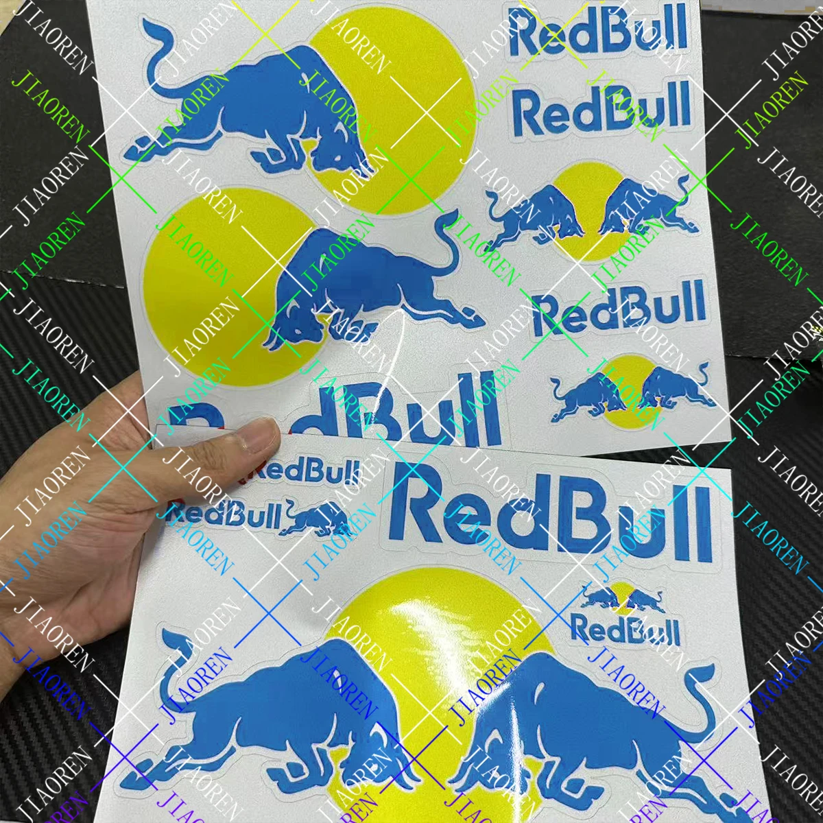 Weihnachten Halloween Motorrad Red Bull Aufkleber Wasserdicht F1 Auto Aufkleber Kit