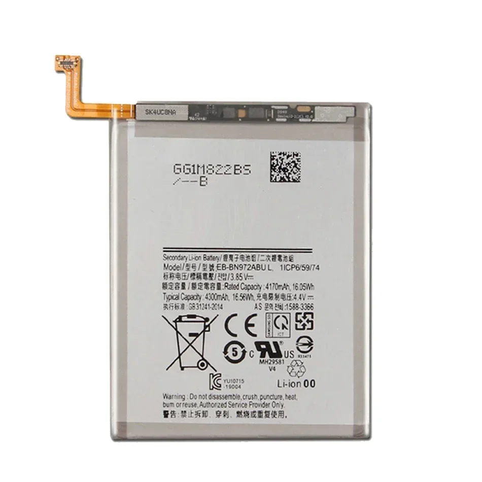 EB-BN972ABU 4300Mah-Batterij Voor Samsung Galaxy Note 10 Noot 10 Plus SM-N975F SM-N975DS Telefoonbatterijen + Gereedschap