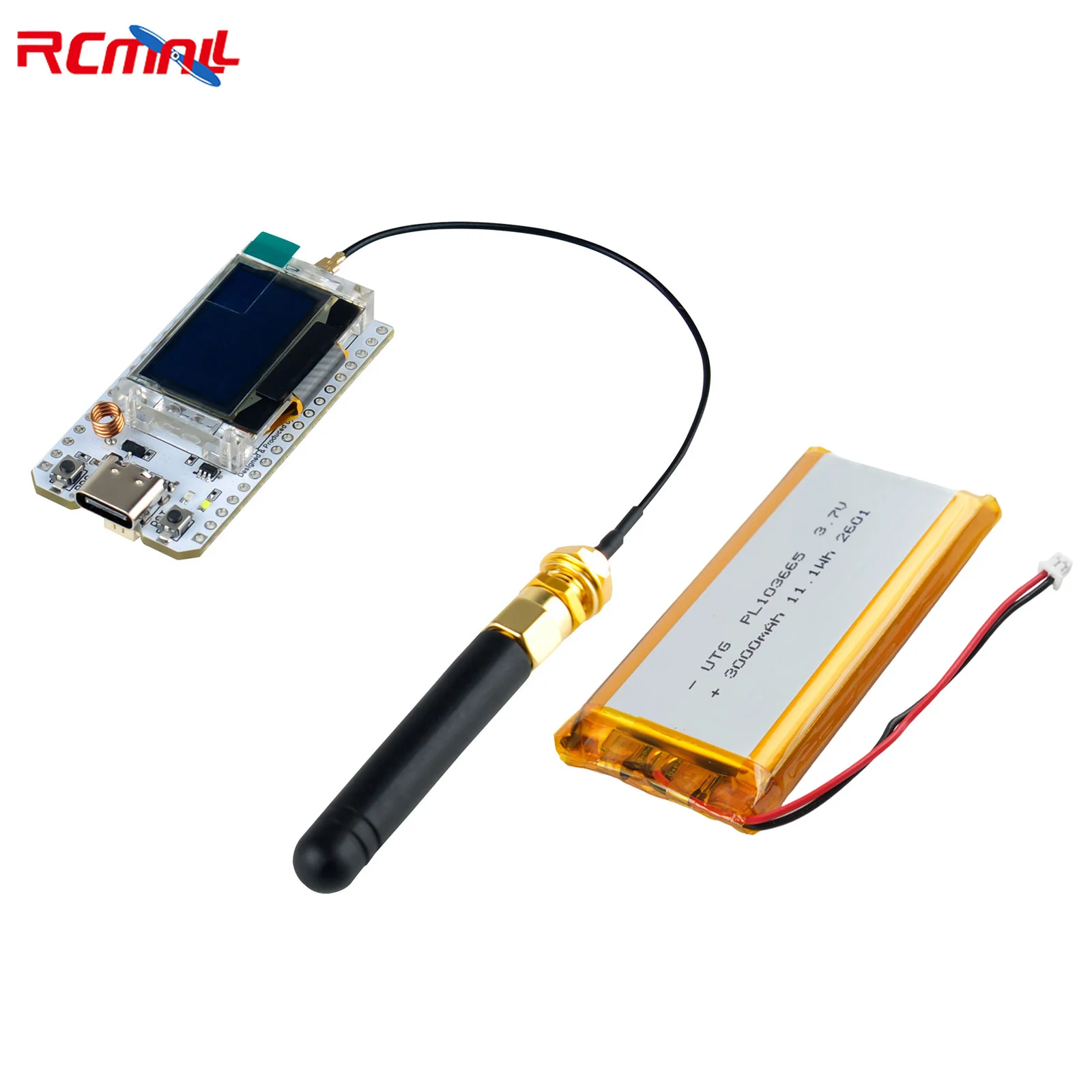 

Heltec Meshtastic ESP32 LoRa V3.2 WIFI BT Dev Board SX1262 0.96 Inch OLED Display + 3000mAh Battery Lora Kit for Arduino LoRaWAN