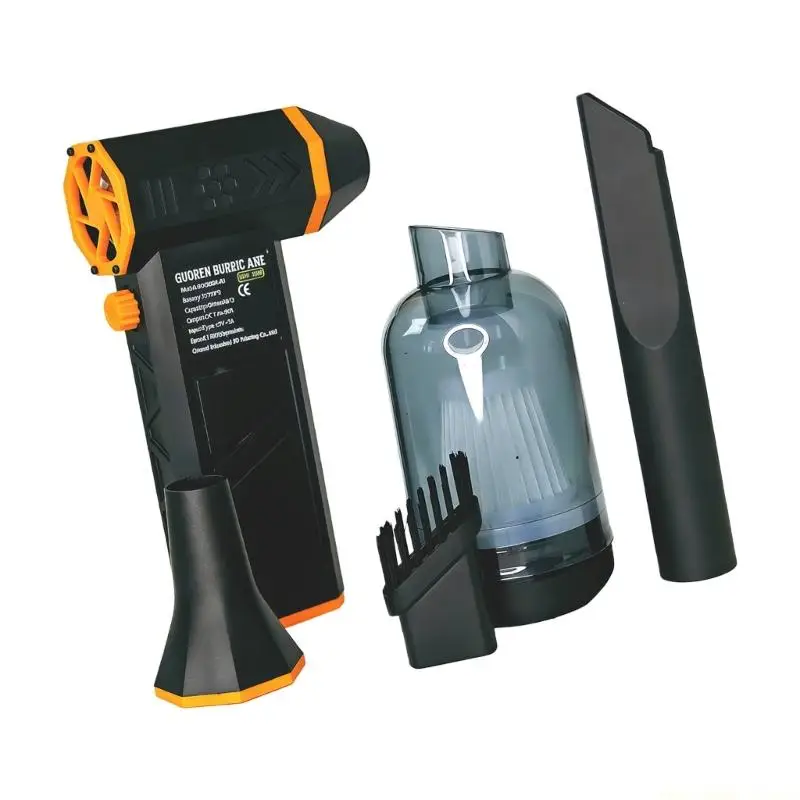F62C Dry Blower Cooling Hair Dryer Powerful Fan Cordless Blower Compressed Air Duster
