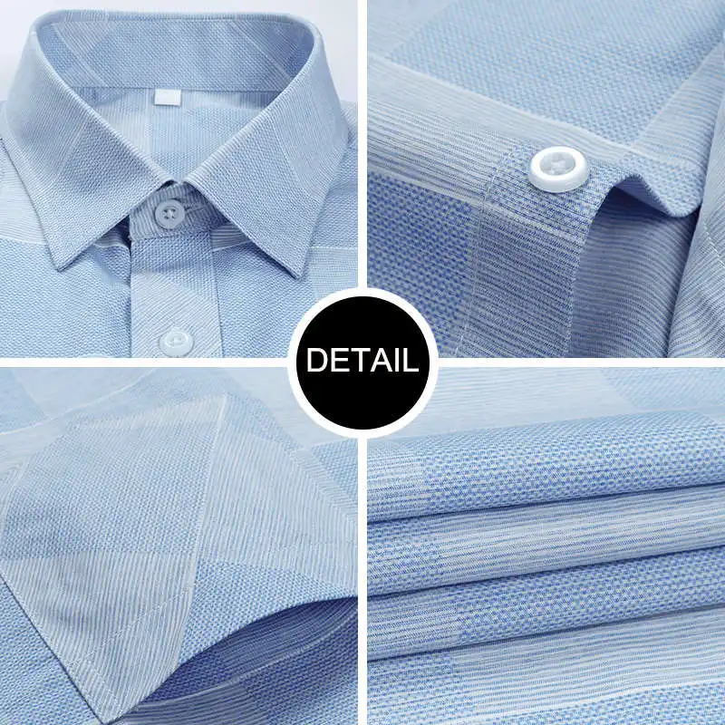 

Summer Printed Plaid irt Slim Fit ort Sve Busin Gentleman Sle Youth Cotton No Brand Chinese Production