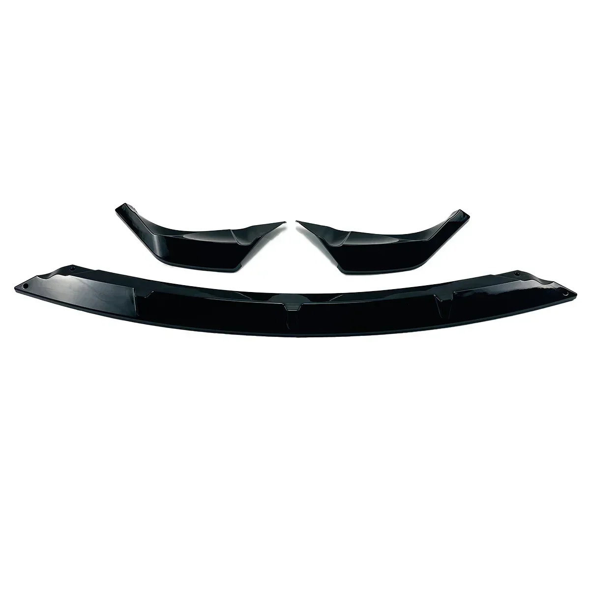 Front Bumper Lip Spoiler For Jeep Grand Cherokee Base Version 2014-2021 US Carbon Fiber Look Glossy Black Matte Black