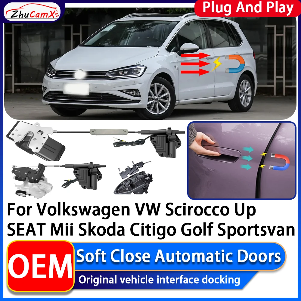 

Electric Suction Power Soft Close Car Automatic Door Closing For Volkswagen VW Scirocco Up SEAT Mii Skoda Citigo Golf Sportsvan