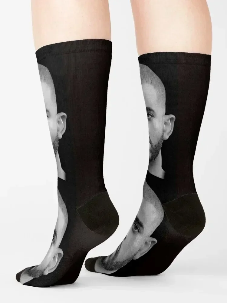 Chris Paul - Black/White Socks Antiskid soccer gifts shoes short Socks For Girls Men's