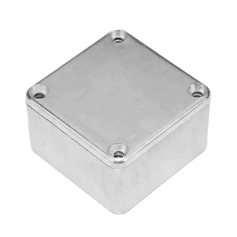AB31-10PCS 1590LB Guitar Effect Pedal Enclosure Diecast Metal Aluminum Stomp Box 1.99X1.99X1.22 Inches