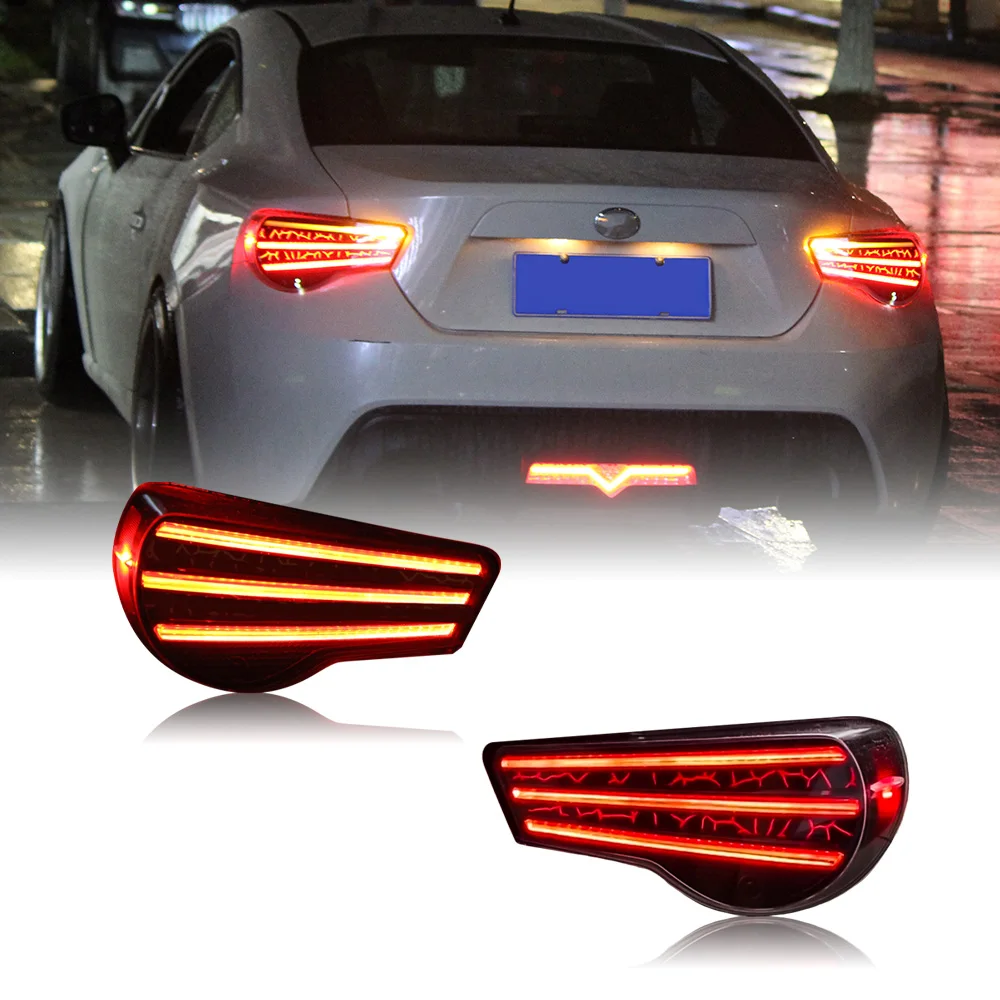 ZAIQU قطع غيار السيارات تعديل المصابيح الخلفية الجمعية ل GT86 2012-2023 أضواء خلفية 2021-2023 LED المصابيح الخلفية #2