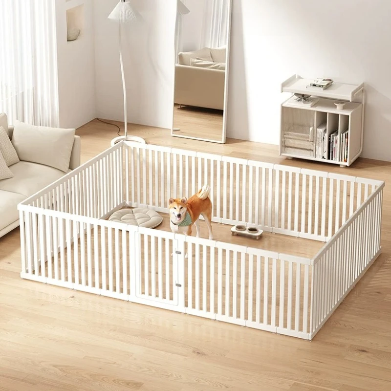 Modern Modular Supplies Dog Fence Nordic Folding Indoor Balcony Kennel Circle Dog Fence Large Playpen Kojec Dla Psa Pet Supplies