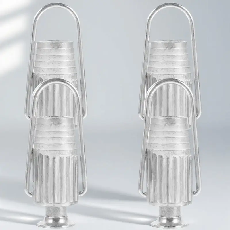 

4Pcs Metal Clothesline Tightener Aluminum Lightweight Twist Operated Line Tensioner Laundry Tools Household Supplies