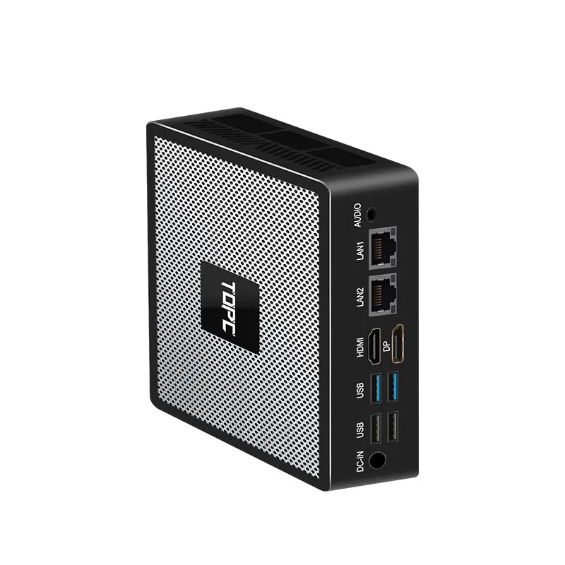 

TOPC Factory Direct Sales New Mini Gaming Desktop PC with Core I9 2xLAN 2xDDR4 2xNVMe WiFi6E BT5.2