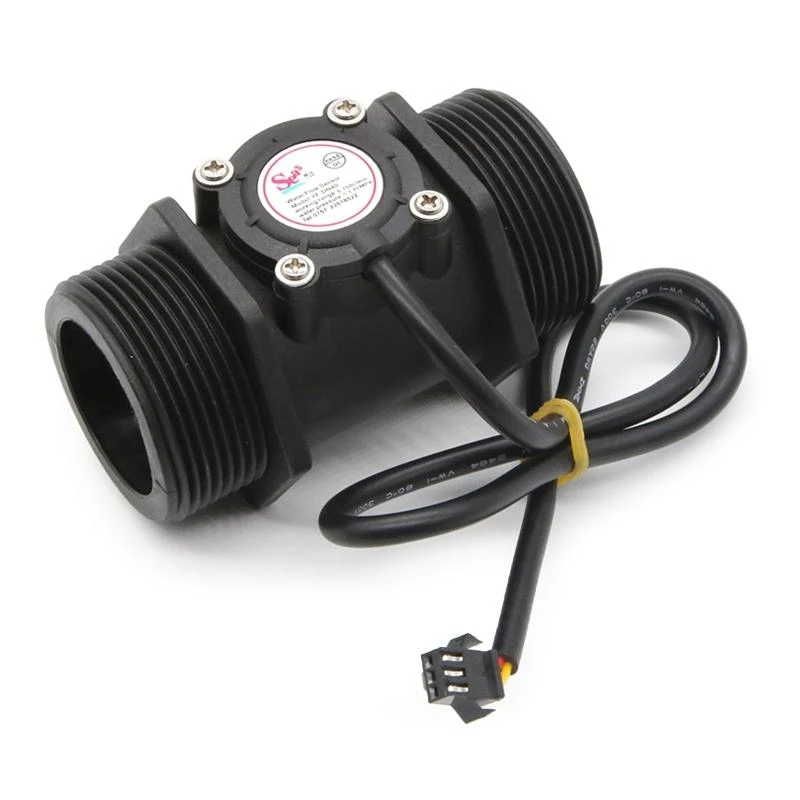 DN40 DN50 Industrial Electromagnetic Water Flow Meter Hall Sensor For 1.5in 2in Large Diameter Pipe Measurement Tools