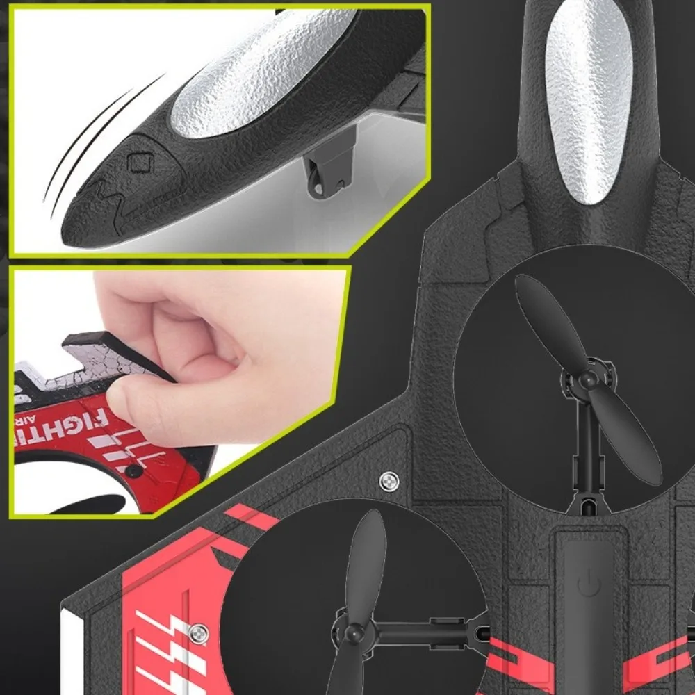 Durable S98 avión de combate Control remoto 2,4G Radio RC avión juguete Accesorios espuma planeador modelo juguete para niños