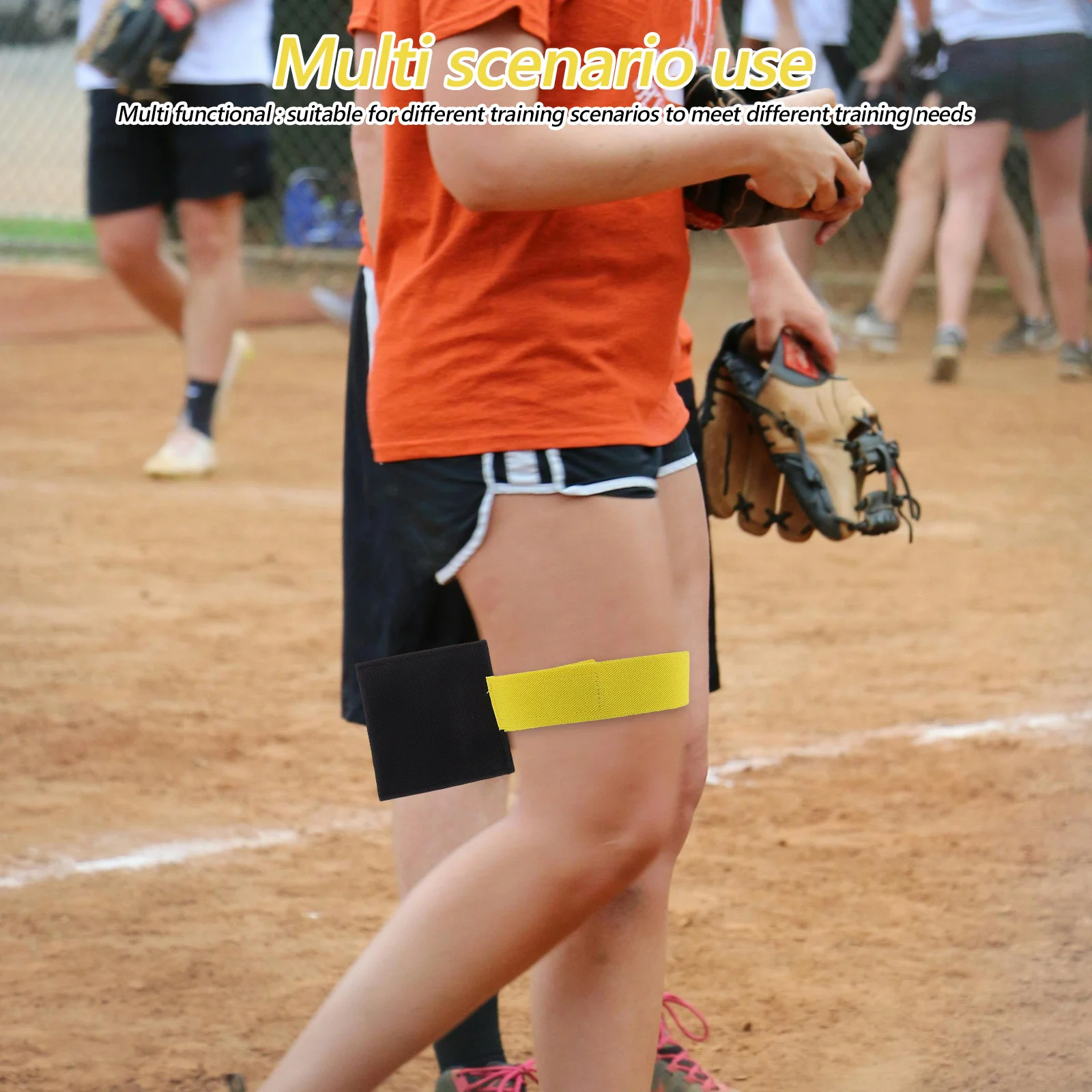 

Softball Pitching Training Leg Band Reusable Polyester Strap for Beginners Enhance Throwing Skills Wear-Resistant Outdoor